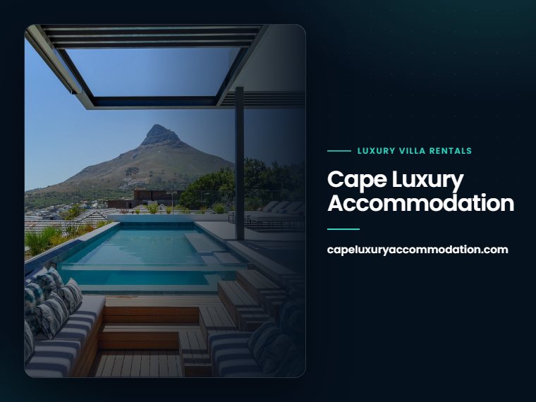 Cape Luxury Accommodation website: Cape Town villas