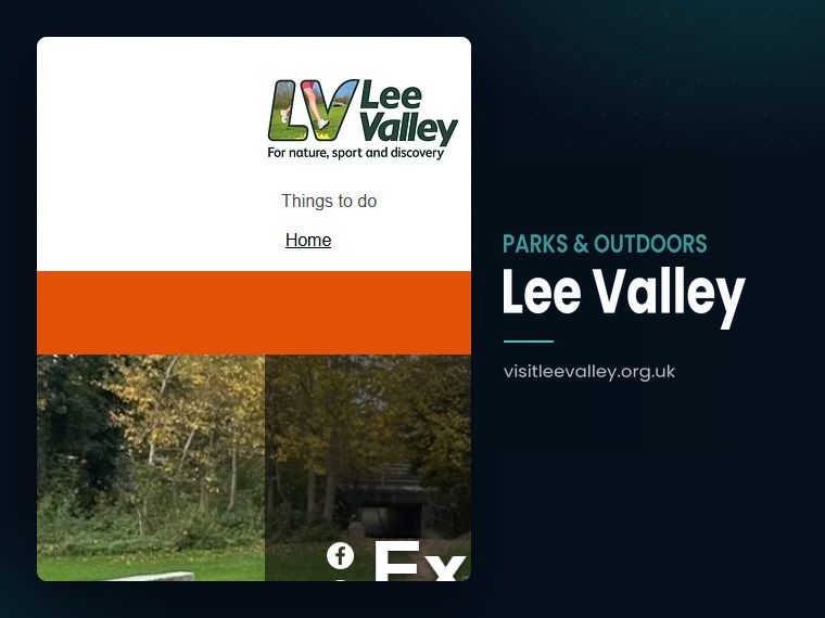 Lee Valley website: parks and outdoors