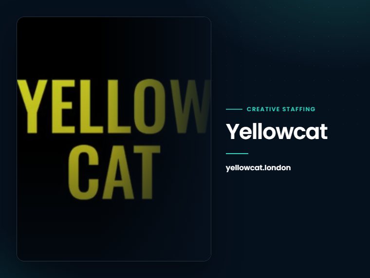 Yellowcat website: creative staffing