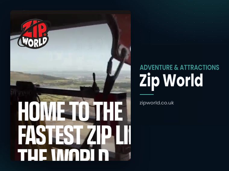 Zip World website: adventure attractions